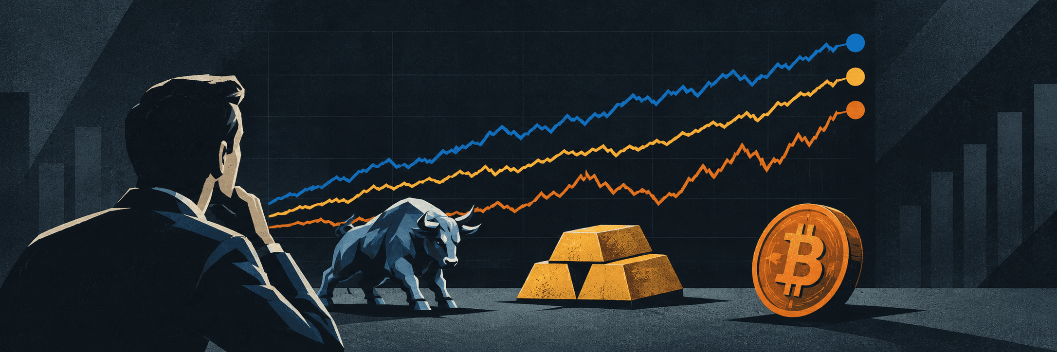 Can the S&P 500 Index outperform gold and bitcoin in 2026?