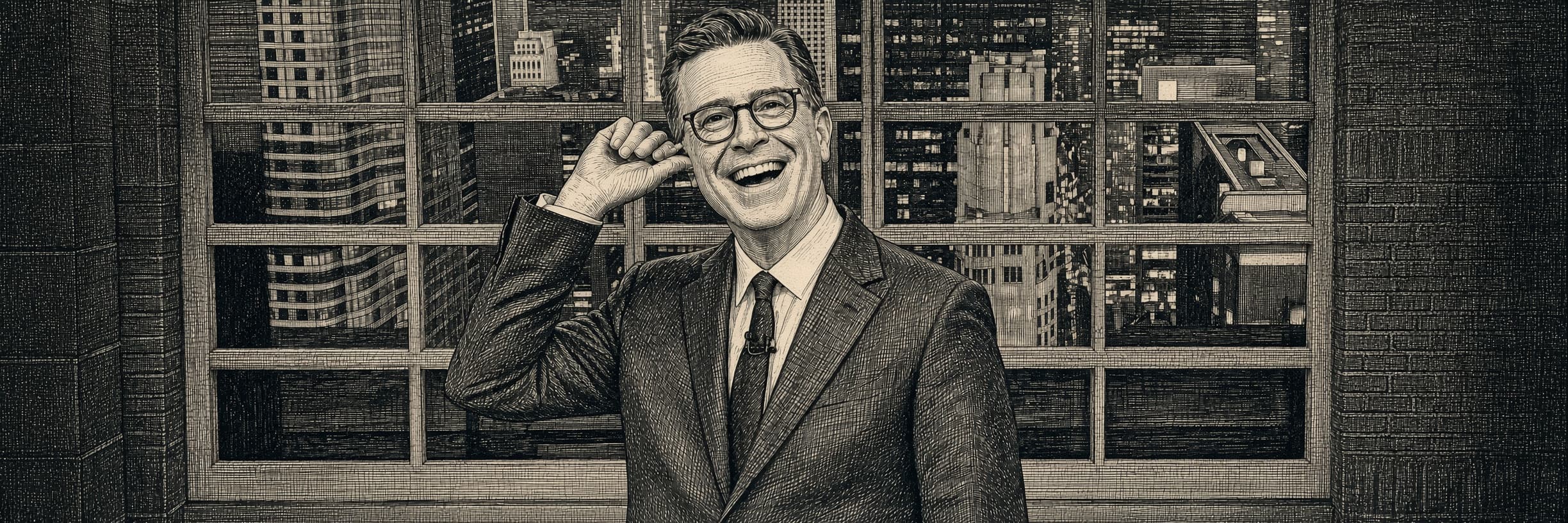 Does Stephen Colbert win the variety series Emmy?