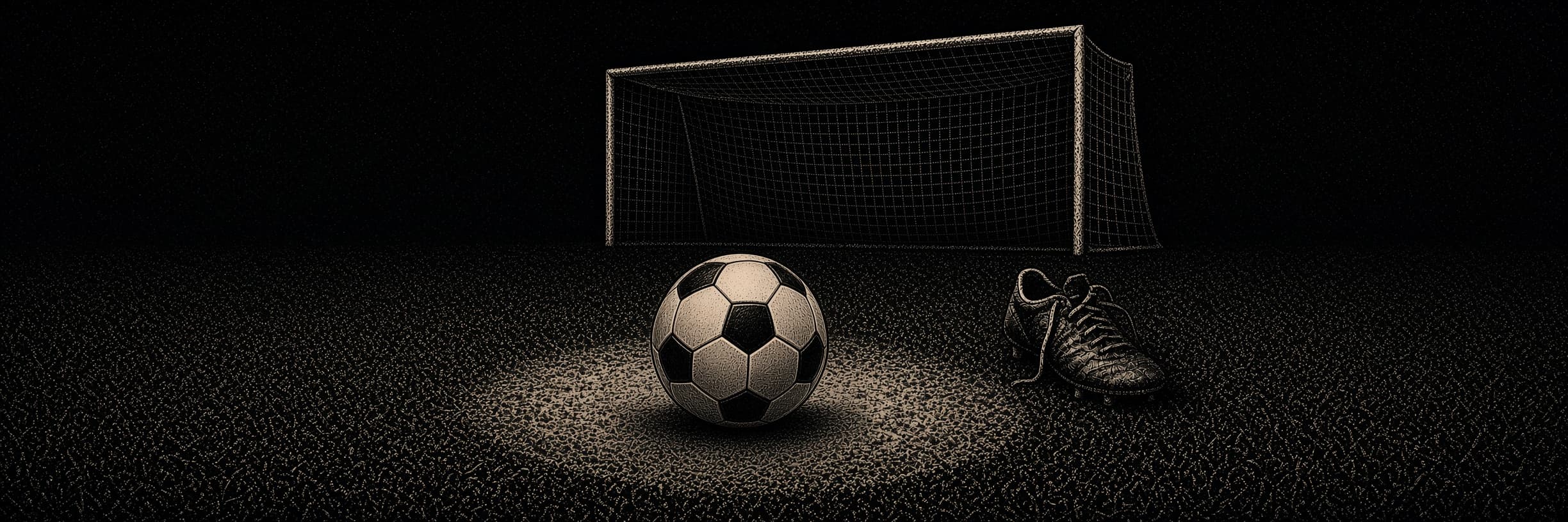 A European football final where one team is missing 9 players